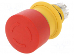 Switch: emergency stop | Stabl.pos: 2 | NC x3 | 16mm | red | none | Pos: 2