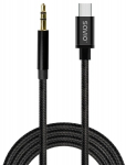 Cable SAVIO USB-C &ndash; MiniJack 3.5 mm 1m