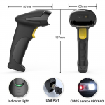 Qoltec triipkoodi ja QR-koodi lugeja | 1D / 2D | USB | 200 korda/sek