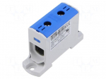 Splice terminal: distribution block | for DIN rail mounting