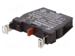 Contact block | 22mm | EF | -25&divide;80&deg;C | IP20 | front fixing