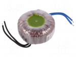 Transformer: toroidal | 150VA | 230VAC | 24V | 6.25A | 1.7kg | &Oslash;: 102mm