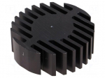 Heatsink | LED | &Oslash;: 60mm | H: 20mm | black