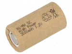 Re-battery: Ni-MH | SubC | 1.2V | 3000mAh | &Oslash;22x42mm