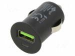 USB power supply | USB A socket | Sup.volt: 12&divide;24VDC | Inom: 1.5&divide;3A