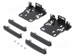 Radio mounting frame | Chrysler,Dodge,Jeep | 2 DIN | black