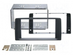 Radio frame | MAN | 2 DIN | black/rubber-touch