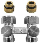 Straight 2-way bottom connection 1/2"xG3/4 HERZ