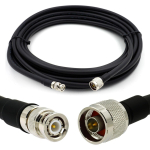 Rangeful BNC Male / N Male 15m elastne koaksiaalkaabel &mdash; vastab LMR400 UF UltraFlex HF400-BNCM-NM-15