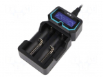 Charger: microprocessor-based | Li-Ion,Ni-Cd,Ni-MH | 2A