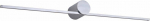 wall LED light modern slim L IP44 chrome