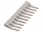 Comb bridge | for rail connectors | grey