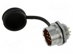 Connector: circular | socket | male | PIN: 7 | IP67 | SA20 | 10A | 500V | 2mm2