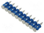 Nails | &Oslash;: 6mm | L: 19mm | 1000pcs | concrete,nailer,steel