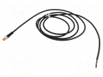 Cable: for sensors/automation | M8 | PIN: 3 | M8 male | 2m | plug | 60VDC