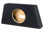 Car loudspeaker enclosure | MDF | black | textil | 15l | 250mm