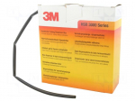 Heat shrink sleeve | glueless,thin walled | 3: 1 | 6mm | L: 10m | black