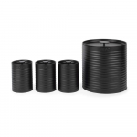 Russell Hobbs RH03270 Liniera 4-Piece Countertop Set, Black