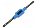 Tap wrench | Grip capac: M1-M12 | L: 175mm | zinc alloy | Silver