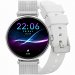 Smartwatch Gravity with 2 Straps GT26-8 / Silver-White