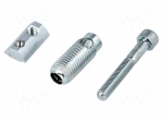 Mounting screw | for profiles | Width of the groove: 8mm | steel