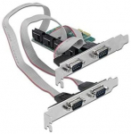 DeLOCK PCI Express card to 4 x serial RS-232, interface card