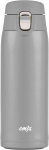 Emsa TRAVEL MUG light thermal mug 0.4 liters (silver, flip lid)