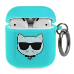 Karl Lagerfeld KLA2UCHFL AirPods cover Choupette / blue