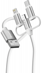 Cable Verbatim Essentials 3-in-1 Sync&Charge 18W 1m White