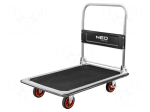Transport cart | max300kg | with brake | 870x610mm