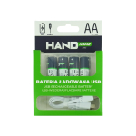 Patareisid, akusid ja laadijaid // AA, AAA ja muud suurused patareid, laadijad &ndash; saadaval tellimiseks // Bateria ładowana usb-c, 2600mwh, 4xaa