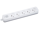 Kodukaubad // Pikendusjuhtmed // Przedłużacz TRACER Grid 5S 1,5m (5 gniazd,wyłącznik, white&grey)