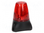 Signaller: lighting | continuous light,blinking light | red | IP65