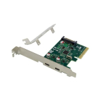 CONCEPTRONIC 4xPCIe2.0 kaart 2xUSB-C3.2 Gen2 10Gbps