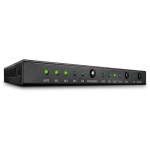 Lindy 38249 HDMI-l&uuml;liti 4-porti 4K UHD heliga, optilise ja analoogpordiga + IR-pult