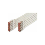 DIGITUS CAT 6 S/FTP &uuml;henduskaabel, 10 tk, 2m, white