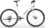 Sharp Gravel elektrijalgratas 250W mootoriga, rakendusega, 70km, valge l&auml;ikiv
