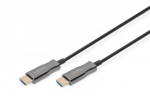 Kabel połączeniowy hybrydowy AOC HDMI 2.0 Premium HighSpeed 4K/60Hz UHD HDMI A/HDMI A M/M Black 15m