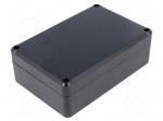Enclosure: multipurpose | X: 80mm | Y: 120mm | Z: 41mm | ABS | black | IP55