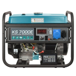 K&ouml;nner & S&ouml;hnen KS 7000E engine-generator 5000 W 25 L Petrol Black, Teal