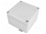 Enclosure: multipurpose | X: 120mm | Y: 122mm | Z: 81mm | ATEX | aluminium