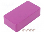 Enclosure: multipurpose | X: 60mm | Y: 112mm | Z: 31mm | 1590 | aluminium