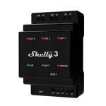 Shelly Pro 3 - relee, Black (M0000073)