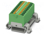Splice terminal: rail | 32A | 800V | push-in | PA | 0.2&divide;6mm2 | W: 55.4mm