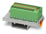 Splice terminal: rail | 17.5A | 500V | push-in | PA | 0.14&divide;2.5mm2