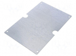 Mounting plate | steel | W: 151mm | L: 214mm | Series: EURONORD