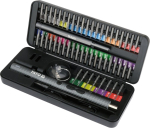 YATO Cordless Screwdriver Set with Bits 3.7 V, 56 Pieces, YT-25770
