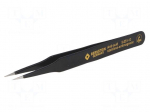 Tweezers | non-magnetic | Blade tip shape: sharp | ESD