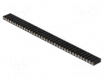 Socket | pin strips | female | PIN: 36 | turned contacts | straight