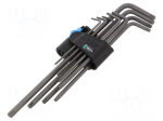 Key set | Torx&reg; | TX08,TX09,TX10,TX15,TX20,TX25,TX27,TX30,TX40